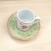 Tazzine caffè Rose e Bordo Verde