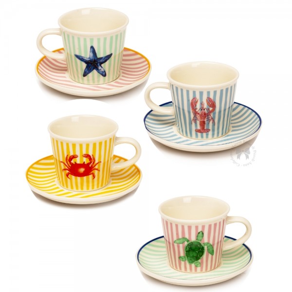 Tazzine Caffè Mare 4 pezzi Tazzine Caffè Mare 4 pezzi
