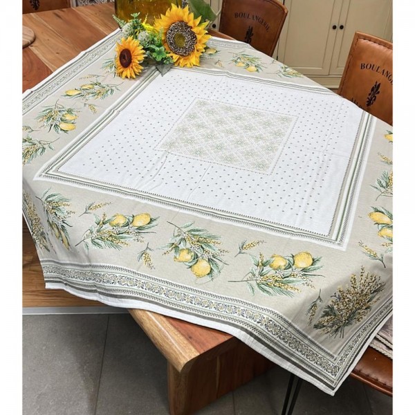 Tovaglia Quadrata Limoni 140x140
