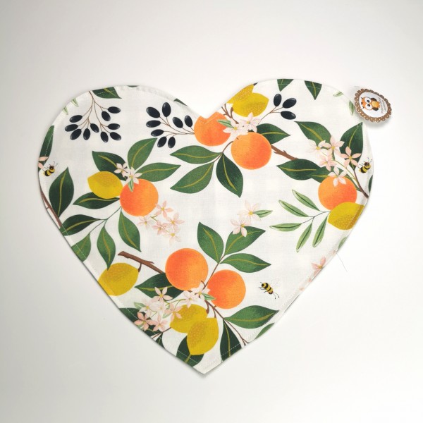 Tovaglietta a cuore Aranci Tovaglietta a cuore Aranci