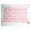 Tovaglietta quadretti rosa con pizzo