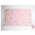 Tovaglietta quadretti rosa con pizzo