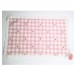 Tovaglietta quadretti rosa con pizzo