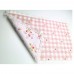 Tovaglietta quadretti rosa con pizzo