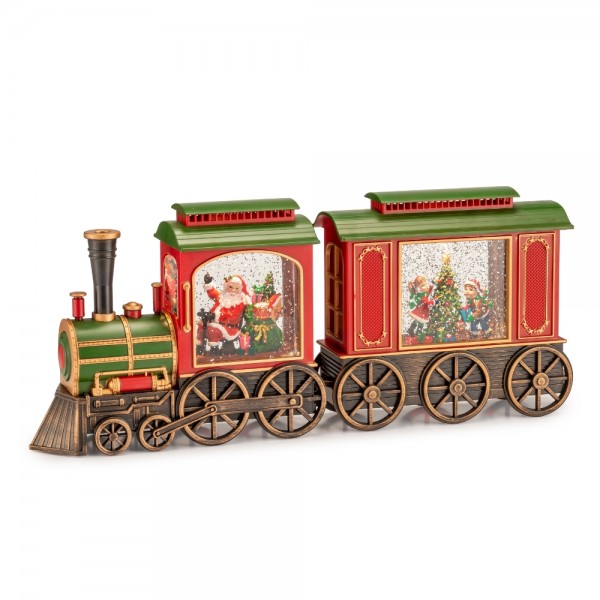 Treno di Babbo natale con Vagone Carillon