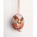 Uovo Gallina con Ricamo Rosa