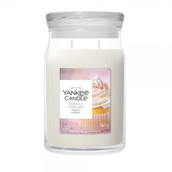Vanilla Cupcake Candela Grande