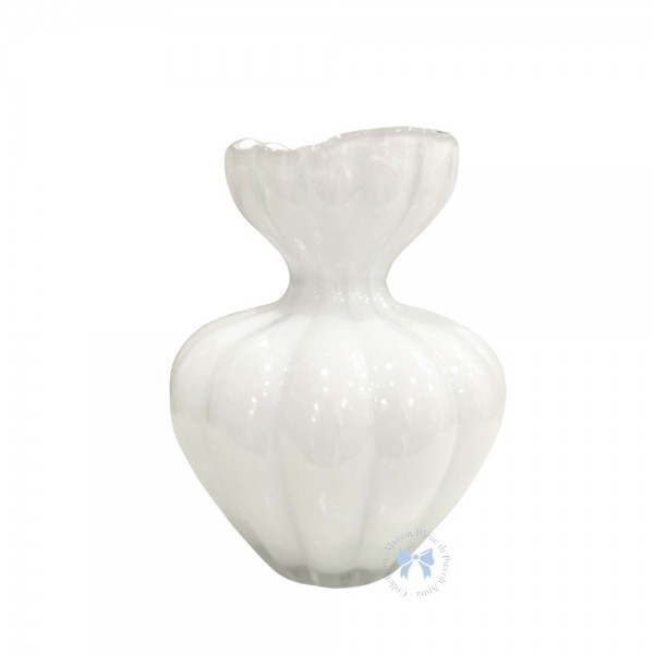 Vaso Vetro Bianco